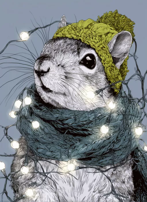 Jaszke, Justyna: Winter Animal Squirrel 7