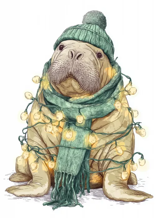 Jaszke, Justyna: Winter Animal Walrus 5