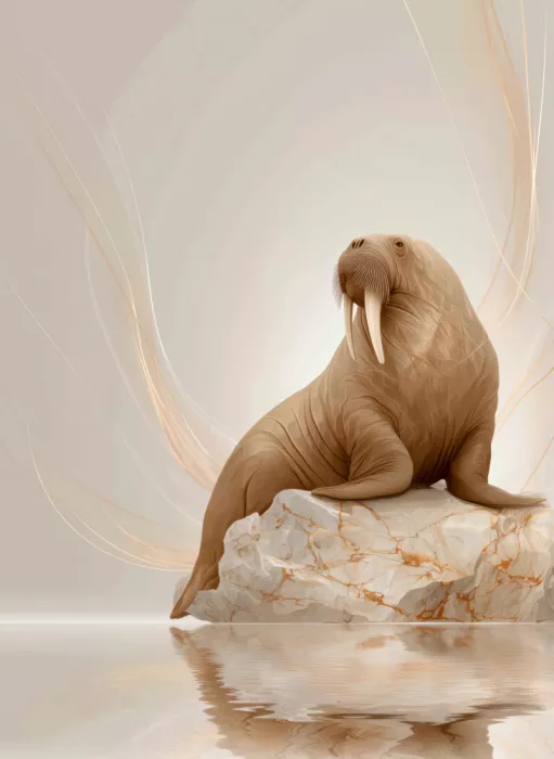 Jaszke, Justyna: Winter Animal Walrus 9