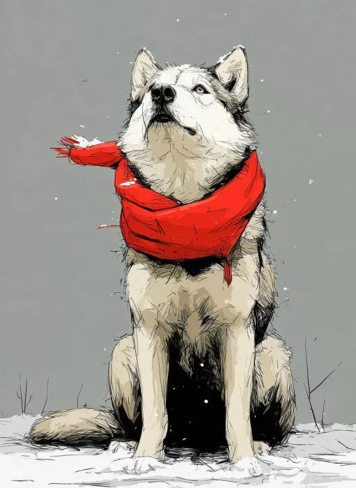 Jaszke, Justyna: Winter Animal Wolf 1