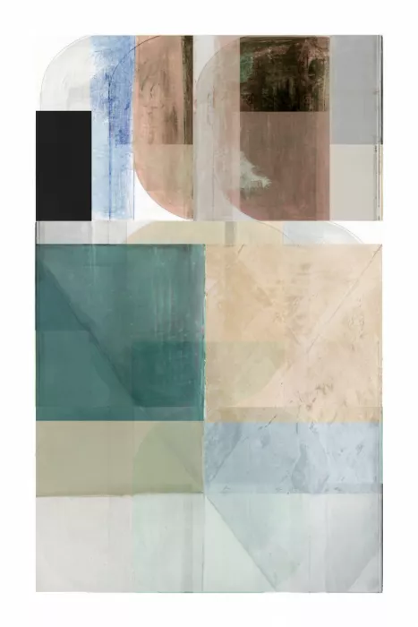 cartissi: Niebla anclada - estampa abstracta tonal