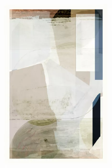 cartissi: Deriva Etérea – impresión de arte abstracto con técnica mixta