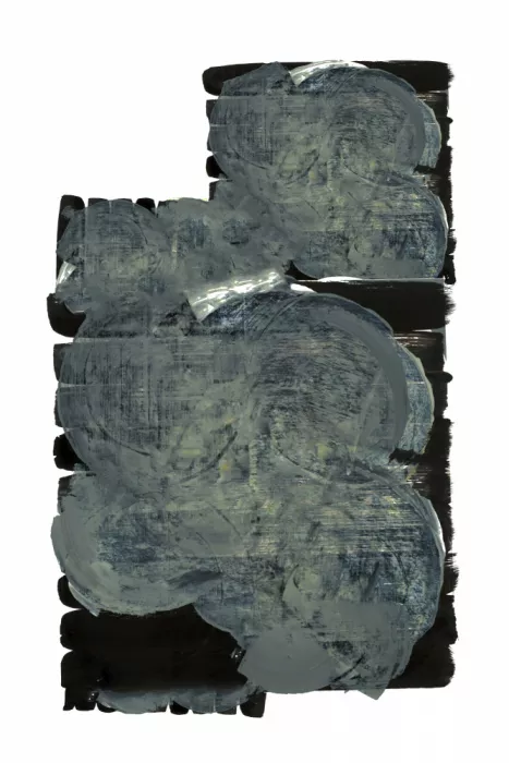 cartissi: Monotipia de tinta brutalista