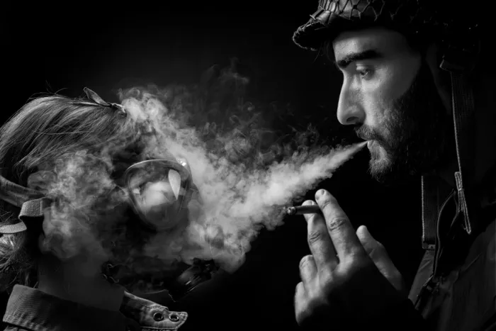 Galli, Giuseppe: El humo perjudica la salud