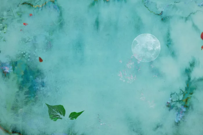 Stayte, Miriam: Salida de la luna paisaje onírico
