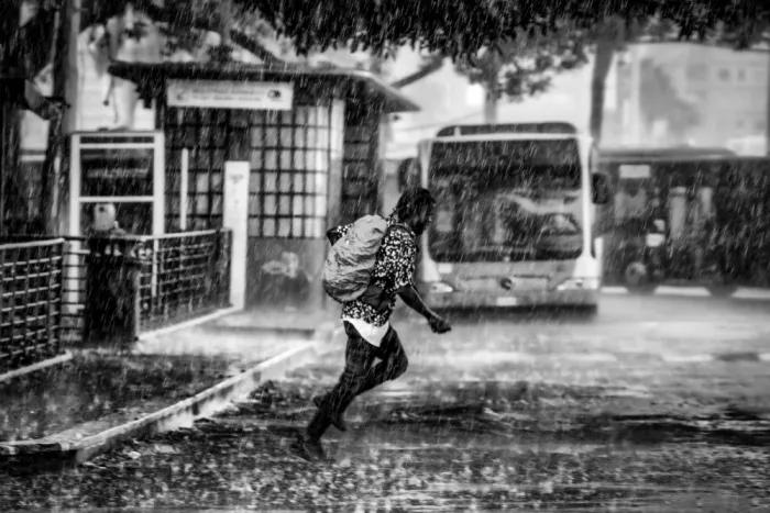 Melis, Maria Alberto: Regen in der Stadt