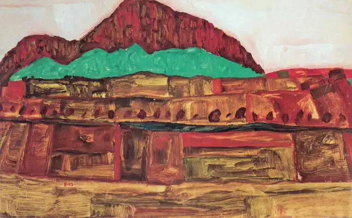 Schiele, Egon: Horská krajina