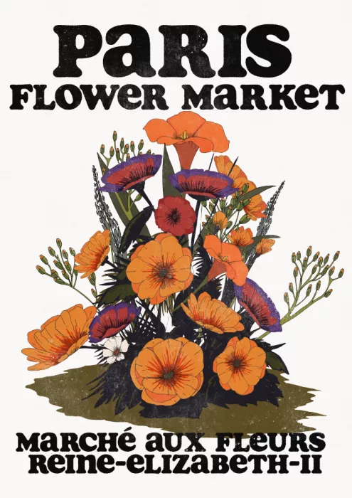 Nicholas: Mercado de Flores de París Marché aux Fleurs