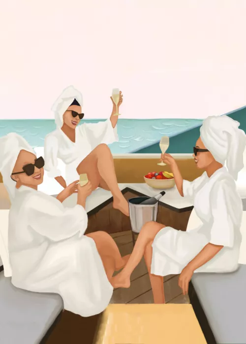 Line, Flow: Seaside Indulgence