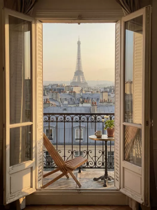 Magnusson, Andreas: Parisian Balcony View