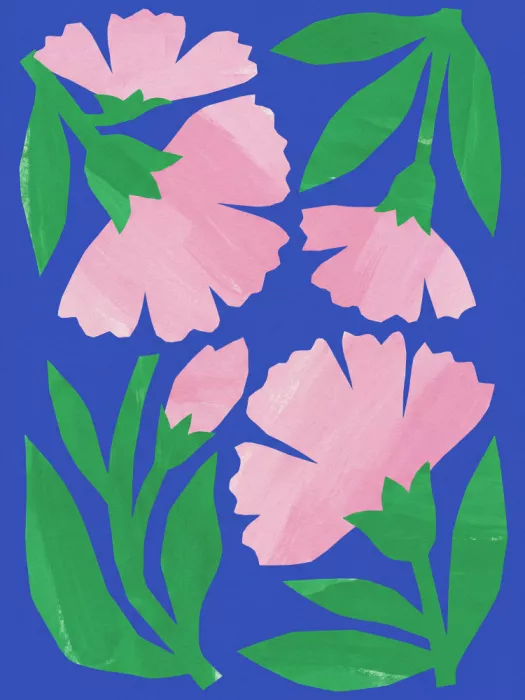 Magnusson, Andreas: Leuchtende abstrakte Blumen 2