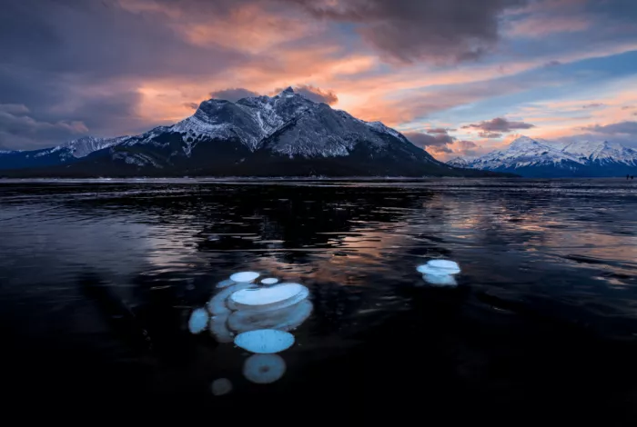 Li, Bing: Sonnenuntergang im Moment am Bubble Lake