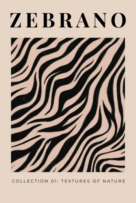 Prints, Art Melloi: Zebra Animal Print