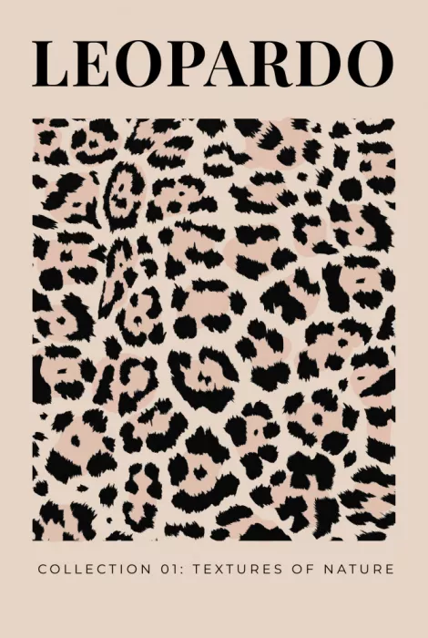 Prints, Art Melloi: Stampa animale leopardo