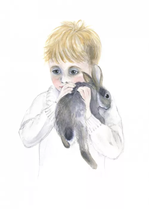 Brent, Isabelle: Niño pequeño y Conejo