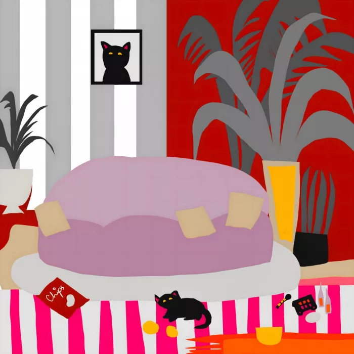 George, Josie: Modern abstract speckled curved shapes neutral minimalist boho textured pattern for wallpaper fabric home decor