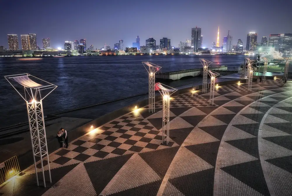 TAKAUE, Akira: Amantes\' Planos curvos de luces
