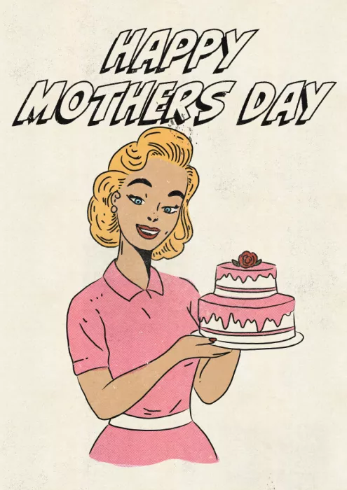 Nicholas: Feliz Día de la Madre Arte Pop Vintage Pastel