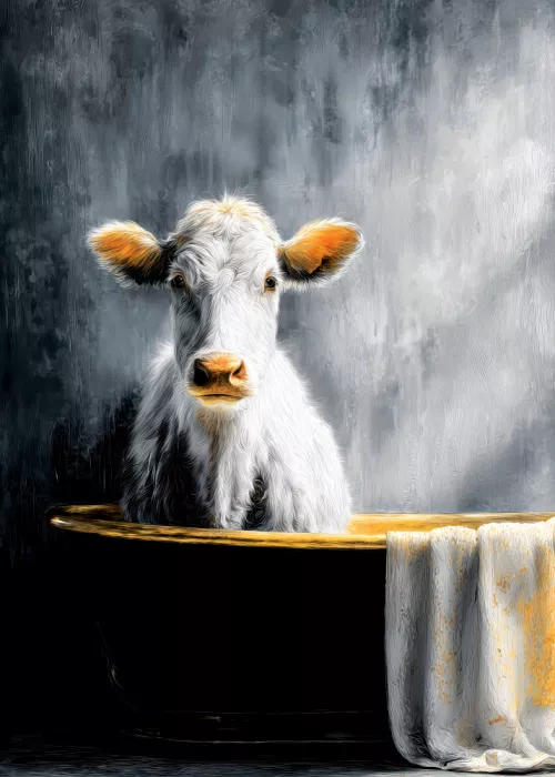Jaszke, Justyna: Vaca en la bañera 2