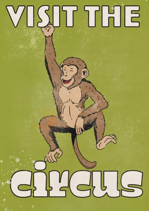 Nicholas: Vintage Visita al circo Mono