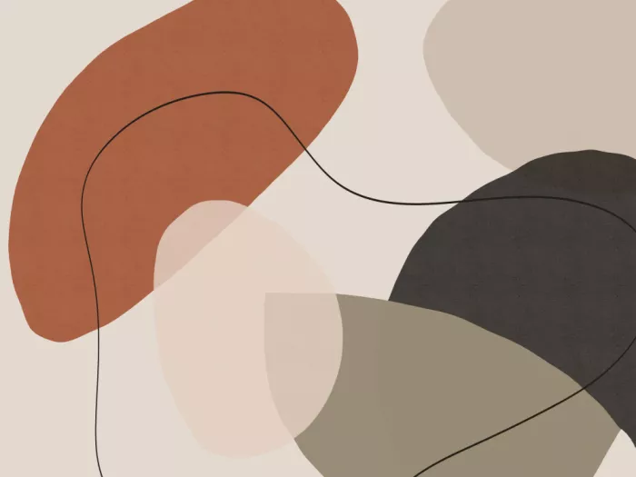 Dean, Little: Abstract organic Shapes in Earth Tones 04
