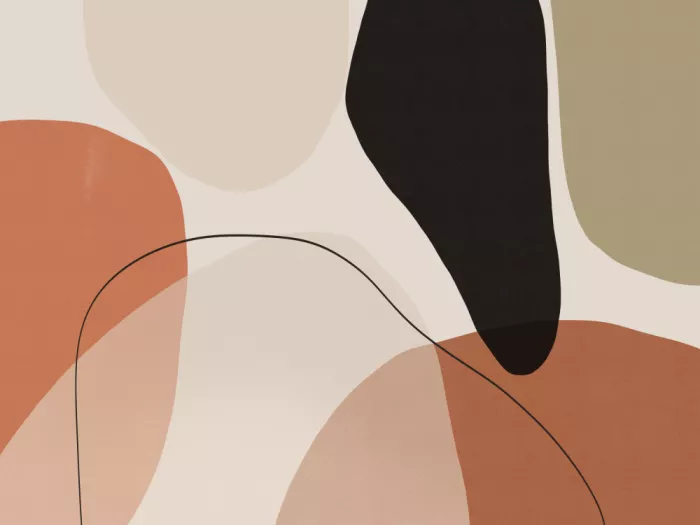 Dean, Little: Abstract organic Shapes in Earth Tones 03