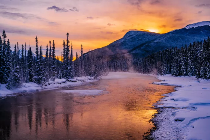 Yu, Bing: Reflexiones matutinas de invierno en el río Bow