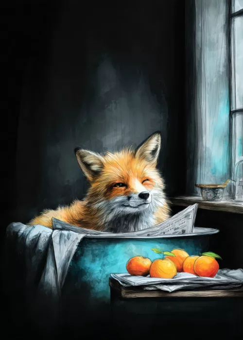 Jaszke, Justyna: Fox In Bathtube 4