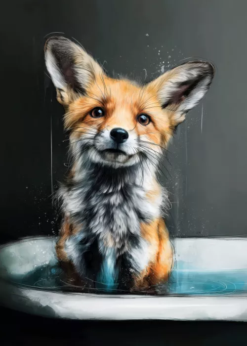 Jaszke, Justyna: Fox In Bathtube 7