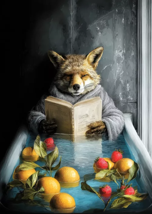 Jaszke, Justyna: Fox In Bathtube 8