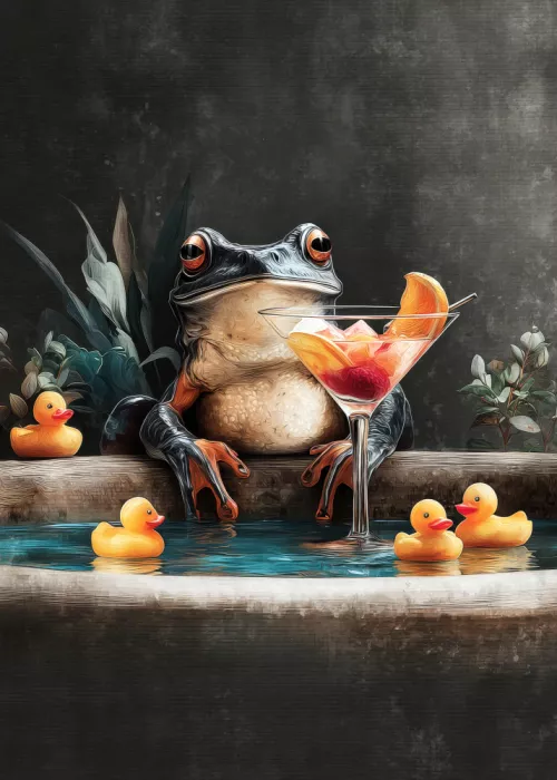 Jaszke, Justyna: Frog In Bathtube 3