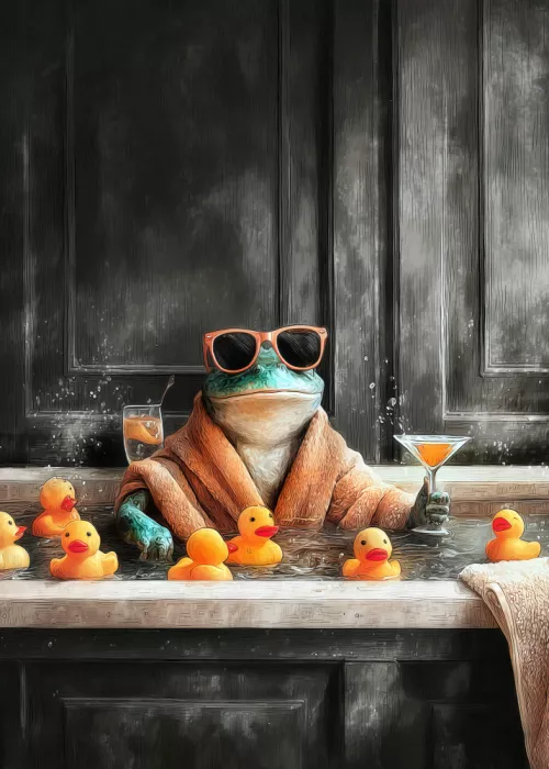 Jaszke, Justyna: Frog In Bathtube 4