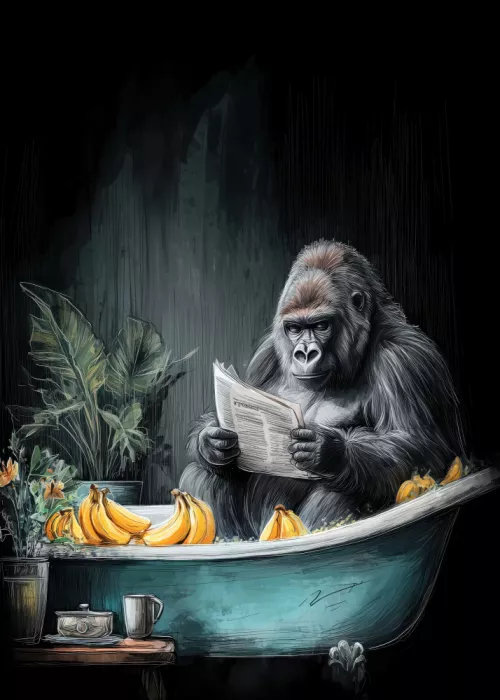 Jaszke, Justyna: Gorilla In Bathtube 4