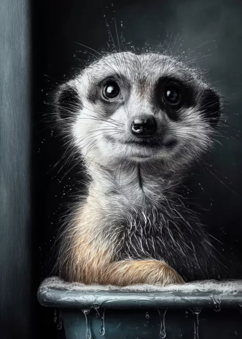 Jaszke, Justyna: Suricata en la bañera 1