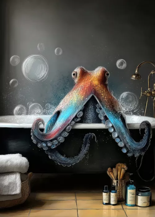 Jaszke, Justyna: Octopus In Bathtube 2