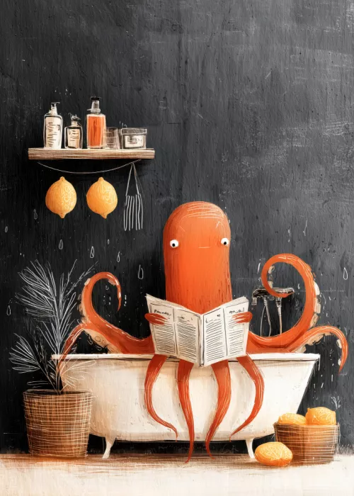 Jaszke, Justyna: Octopus In Bathtube 1