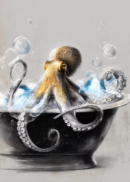 Jaszke, Justyna: Octopus In Bathtube 4