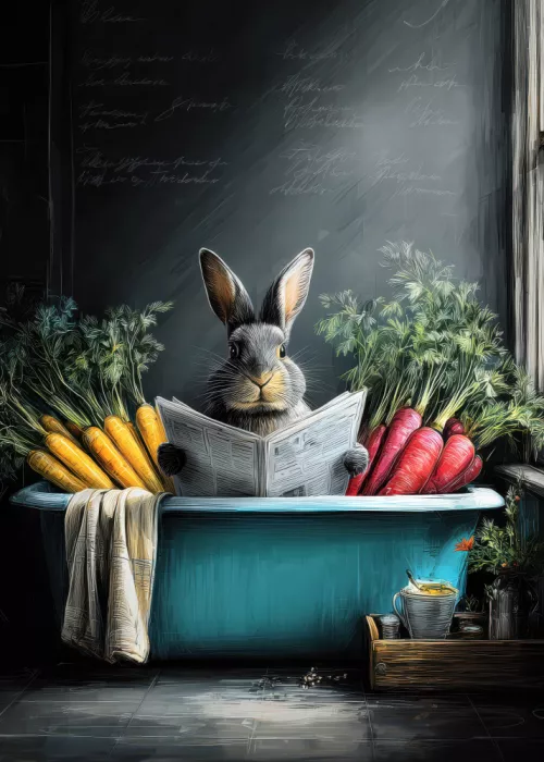 Jaszke, Justyna: Rabbit In Bathtube 2