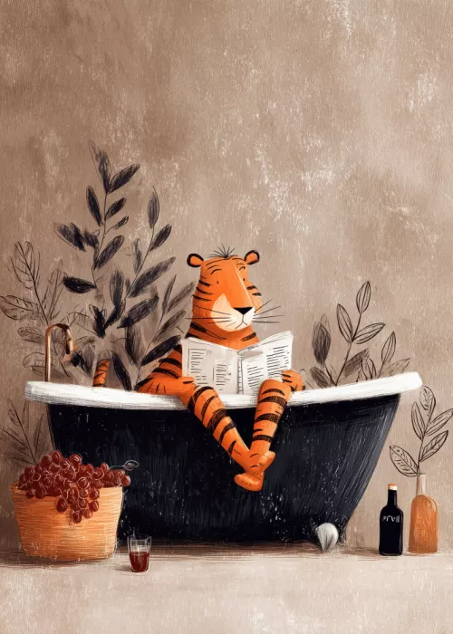 Jaszke, Justyna: Tiger In Bathtube 1