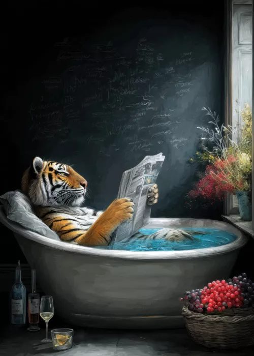 Jaszke, Justyna: Tigre en la bañera 2