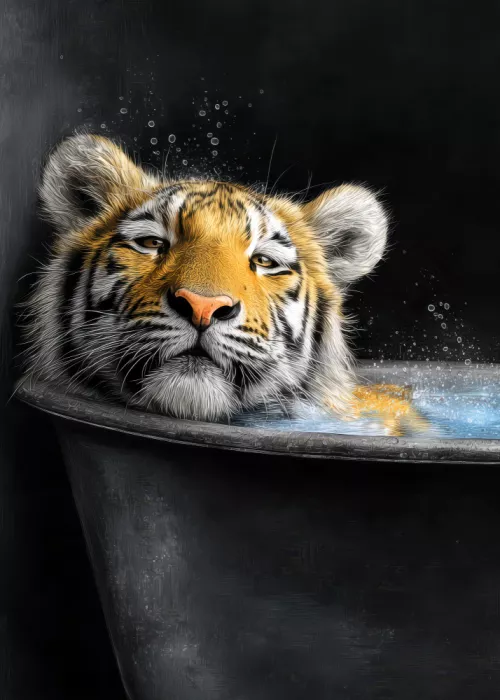 Jaszke, Justyna: Tiger In Bathtube 4