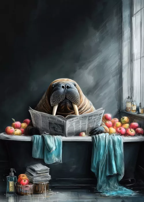 Jaszke, Justyna: Walrus In Bathtube 2