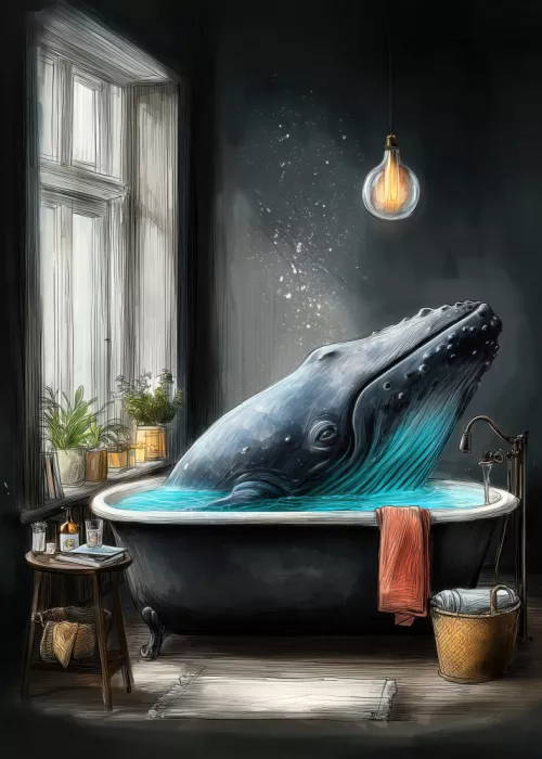 Jaszke, Justyna: Whale In Bathtube 2