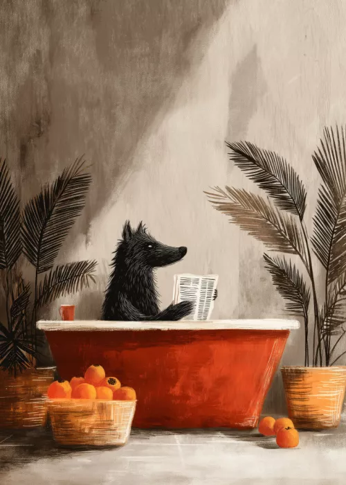 Jaszke, Justyna: Wolf In Bathtube 4