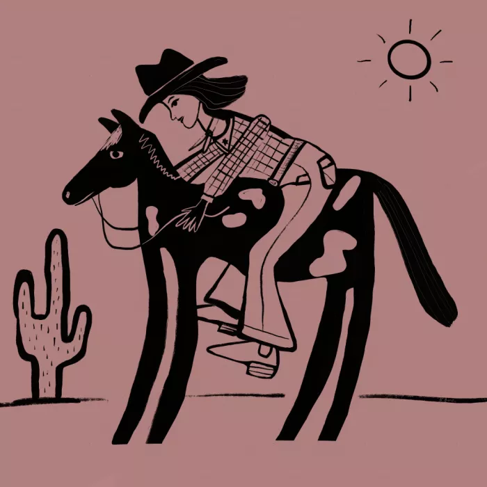 Bursic, Sharyn: Cowgirl auf Pferd - Western Reiten
