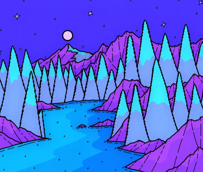 Wade, Stephen: Fiume di montagna blu