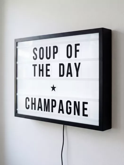 Magnusson, Andreas: Pancarte du Potage du Jour