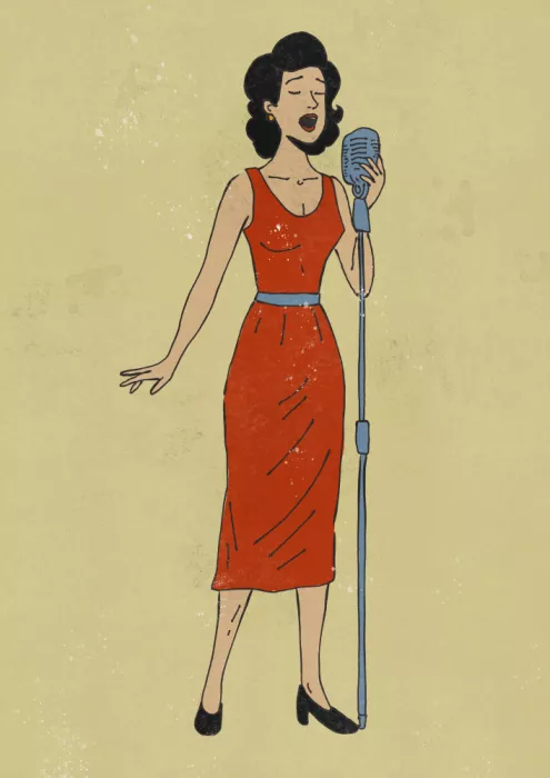 Nicholas: Woman Singing Jazz