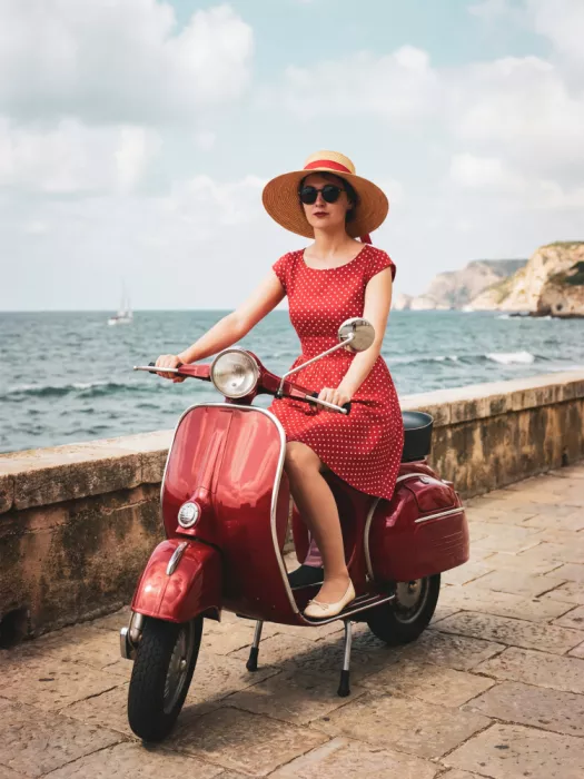 Magnusson, Andreas: La Fille sur le scooter rouge