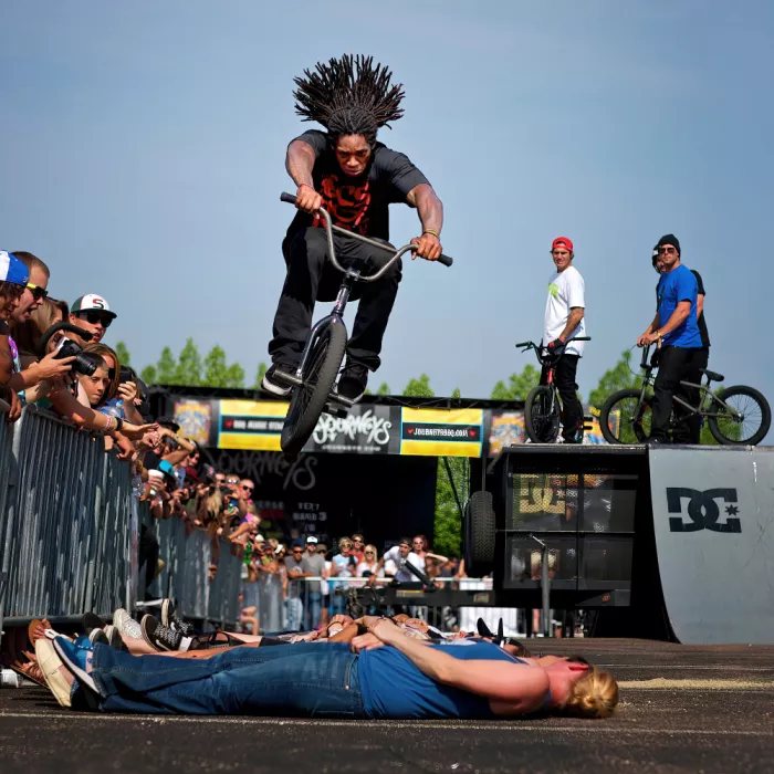 Verdon: BMX exhibition